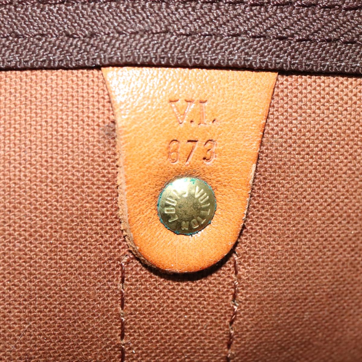 LOUIS VUITTON Monogram Keepall 60 Boston Bag M41422 LV Auth 111454