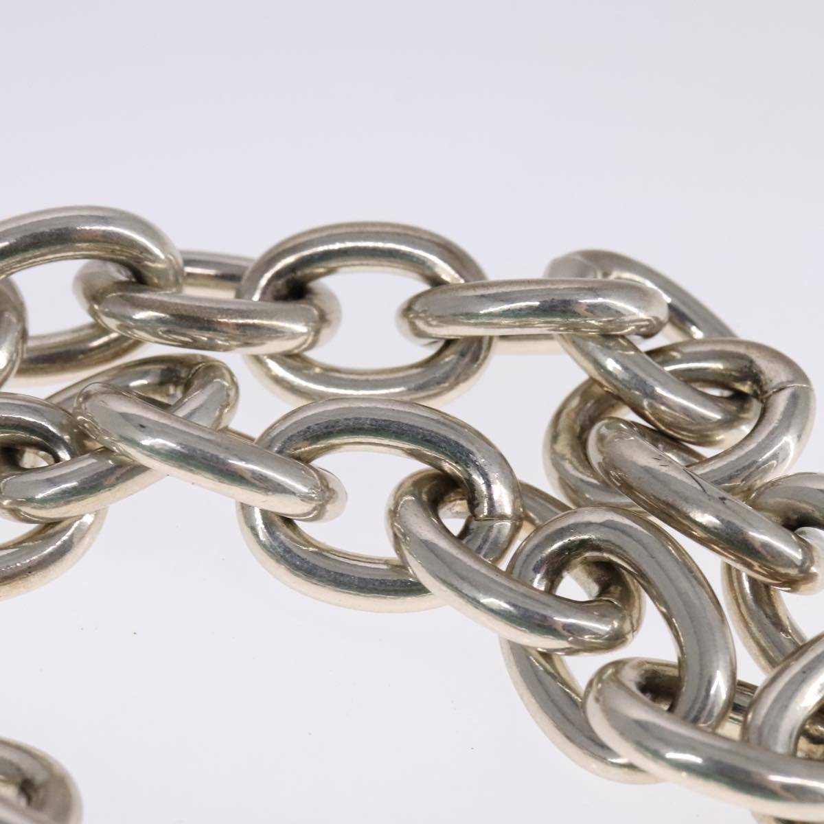 BOTTEGA VENETA Chain Shoulder Bag Leather Green Auth 111467V