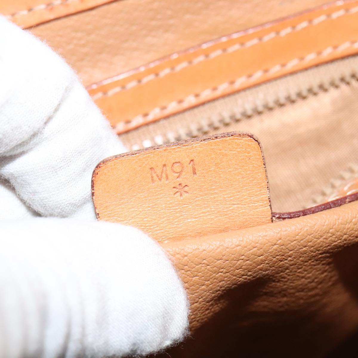 CELINE Macadam Canvas Shoulder Bag PVC Leather Gold Brown Auth 111488