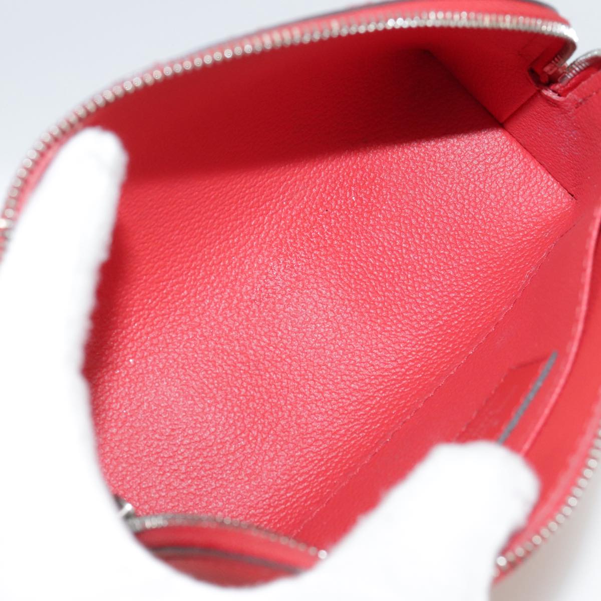 LOUIS VUITTON Epi Pochette Cosmetic PM Pouch Red M41114 LV Auth 111537