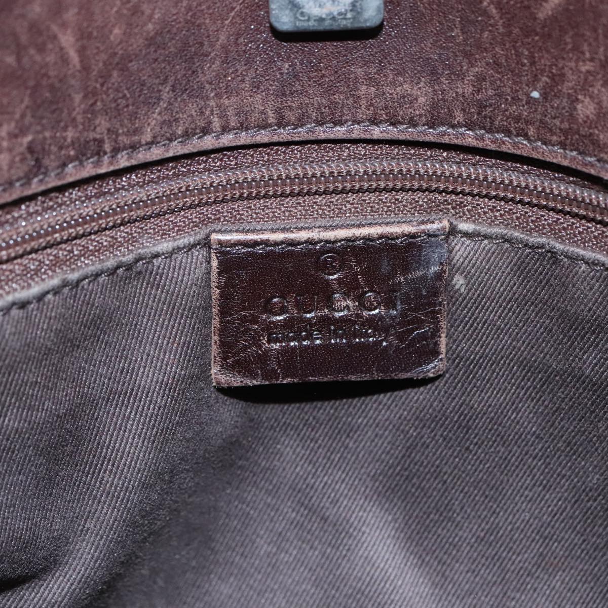 GUCCI GG Canvas Shoulder Bag Beige 91762 Auth 111560