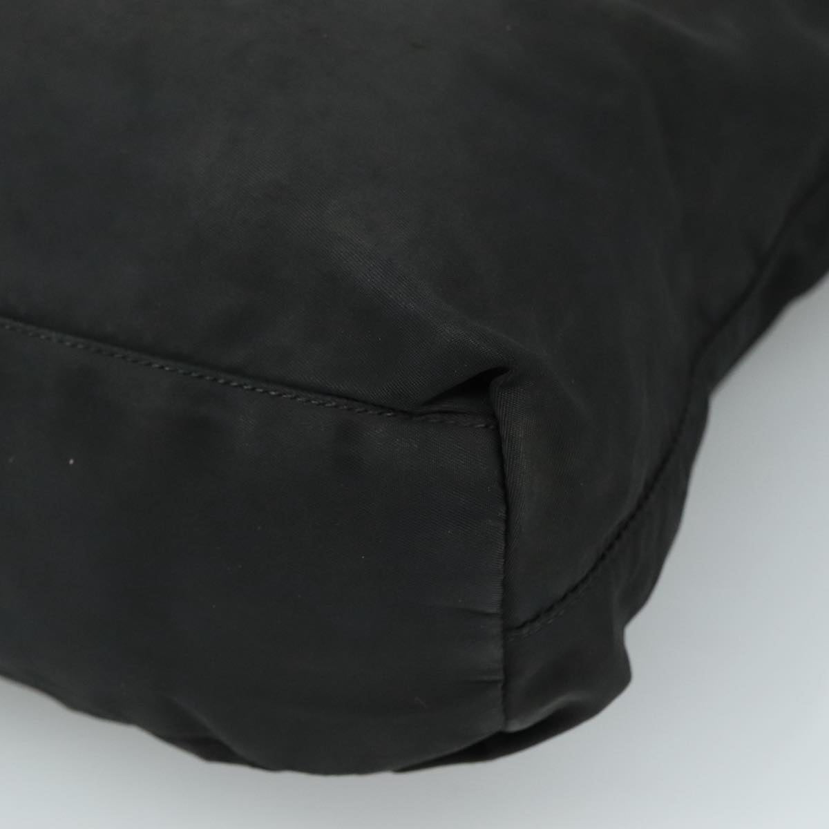 PRADA Shoulder Bag Nylon Black Auth 111609