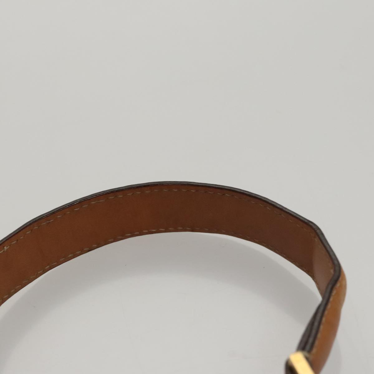 CELINE Macadam Canvas Hand Bag PVC Leather 2way Brown Auth 111670