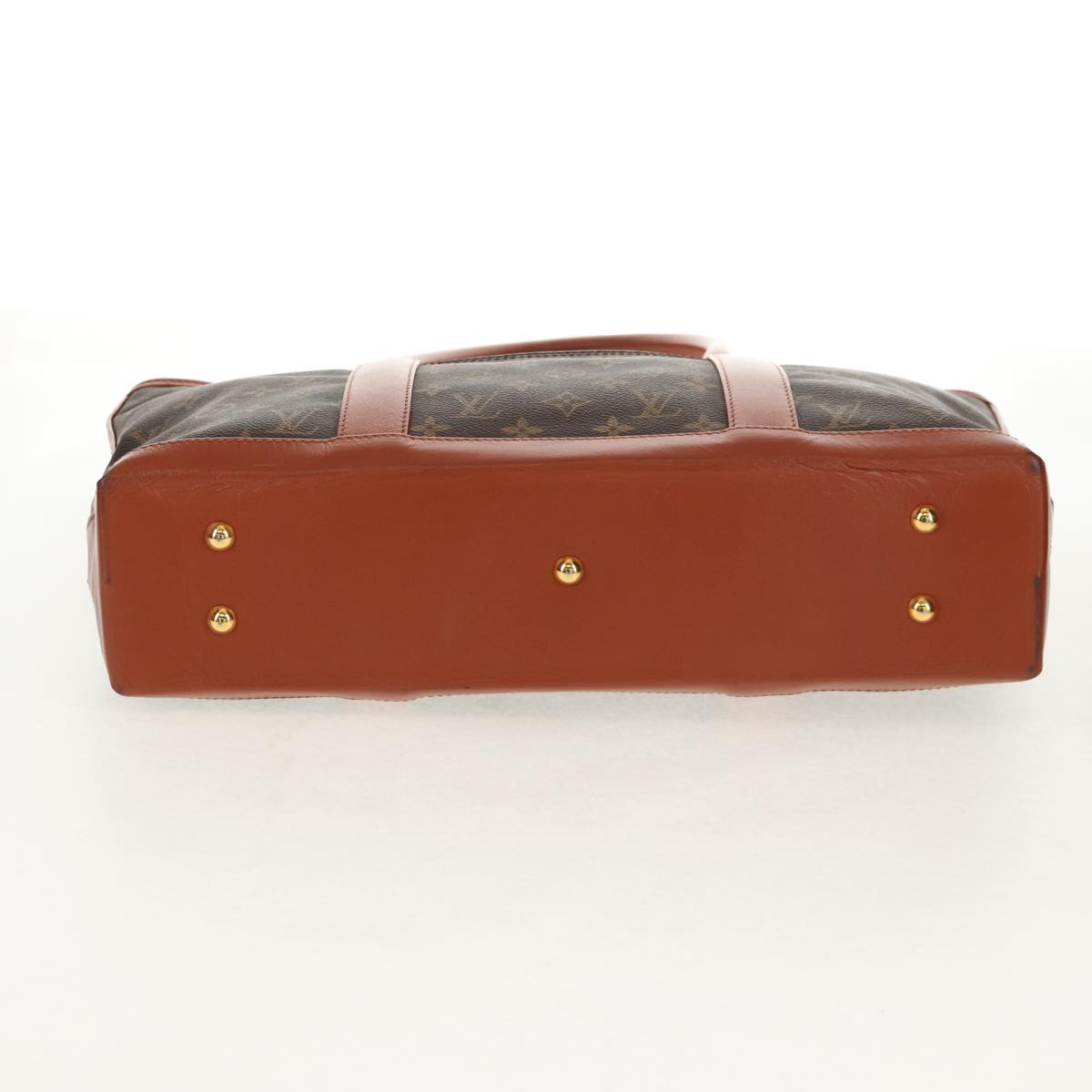 LOUIS VUITTON Monogram Sac Weekend PM Hand Bag M42425 LV Auth 111715