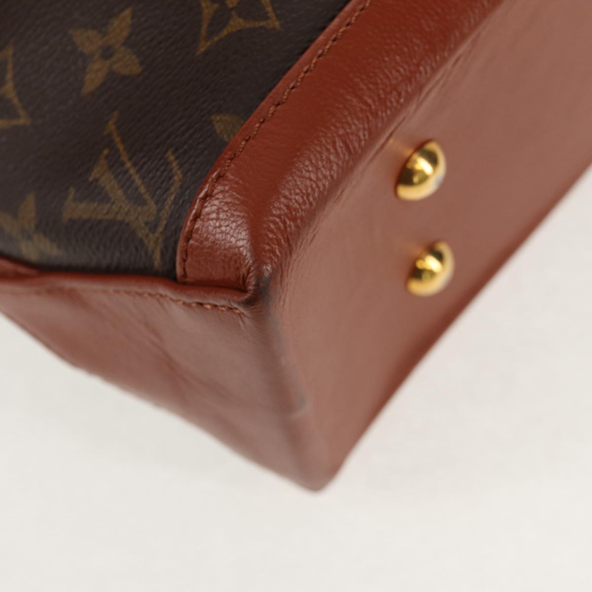 LOUIS VUITTON Monogram Sac Weekend PM Hand Bag M42425 LV Auth 111715