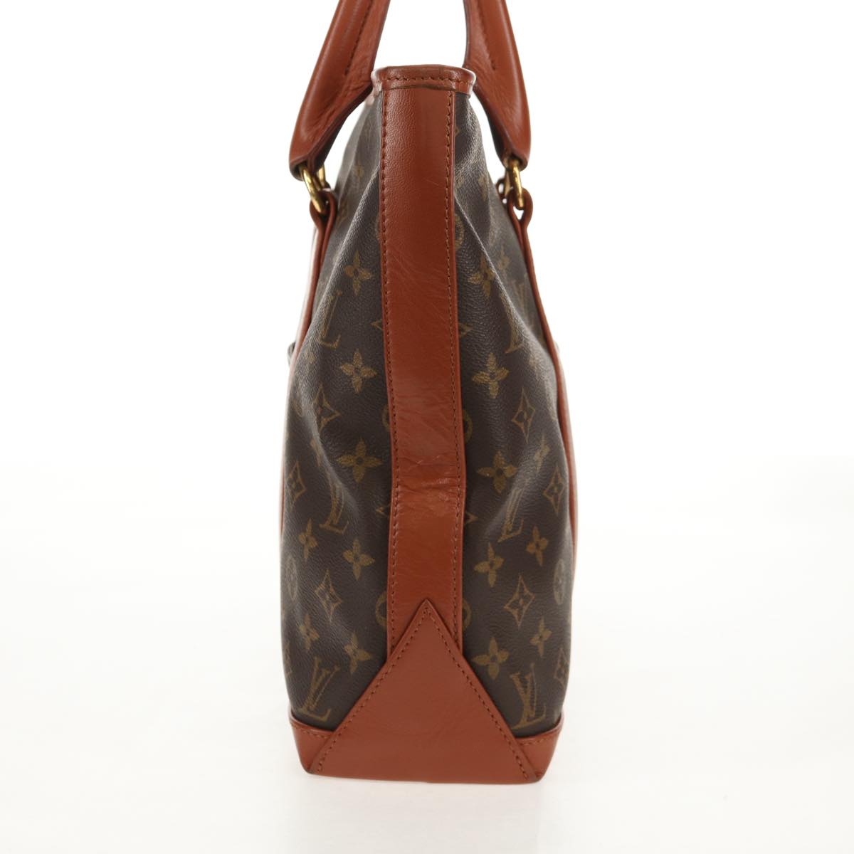 LOUIS VUITTON Monogram Sac Weekend PM Hand Bag M42425 LV Auth 111715