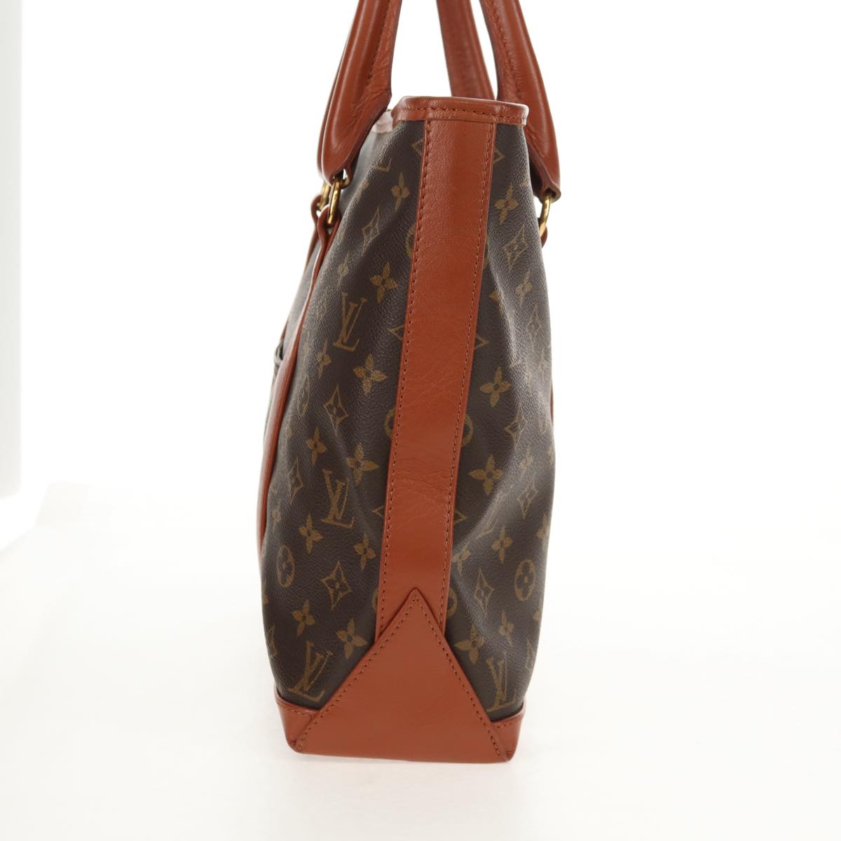 LOUIS VUITTON Monogram Sac Weekend PM Hand Bag M42425 LV Auth 111715