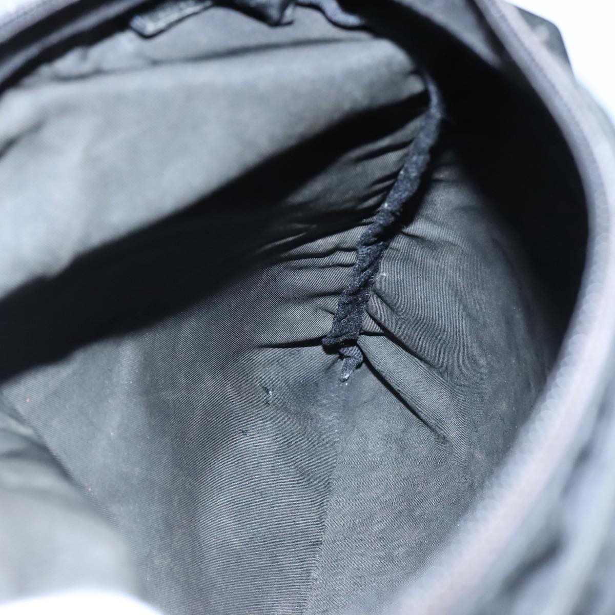 PRADA Shoulder Bag Nylon Black Auth 111765