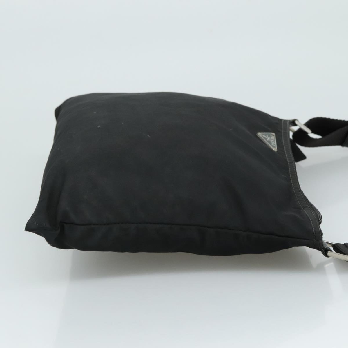 PRADA Shoulder Bag Nylon Black Auth 111765