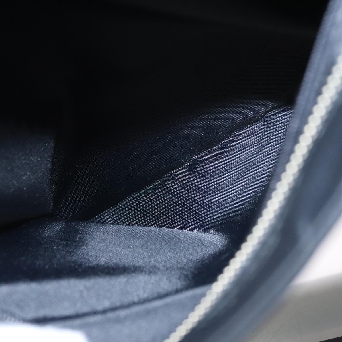 Burberrys Blue Label Hand Bag Nylon Black Auth 111813