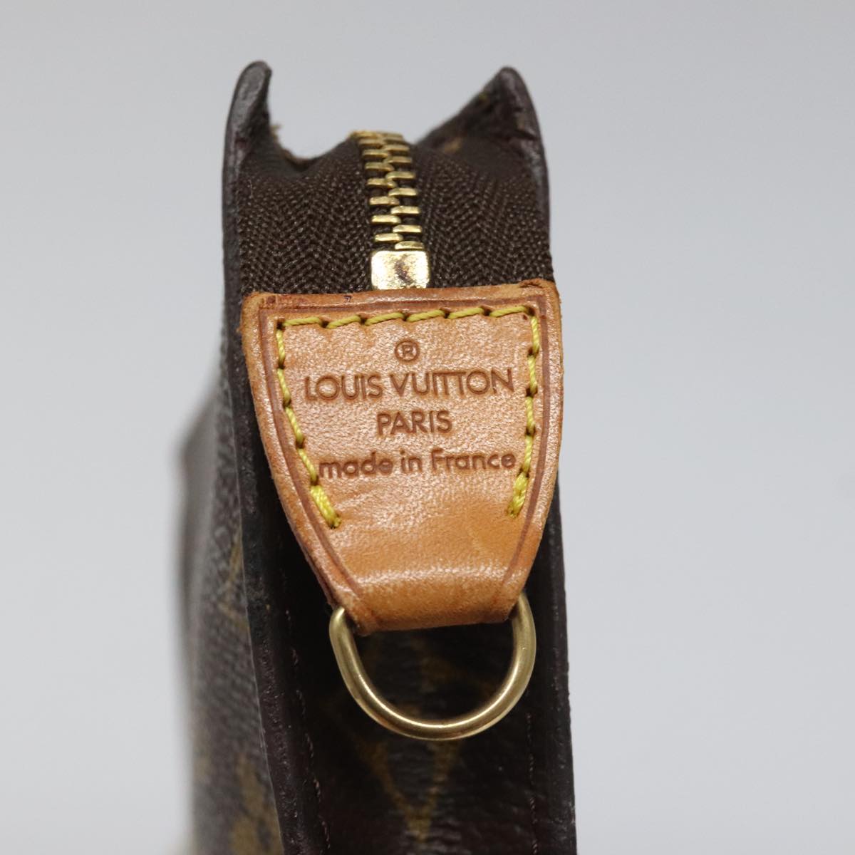 LOUIS VUITTON Monogram Bucket PM Accessory Pouch LV Auth 111829