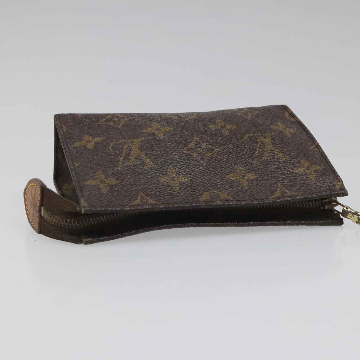 LOUIS VUITTON Monogram Poche Toilette 15 Pouch M47546 LV Auth 111834