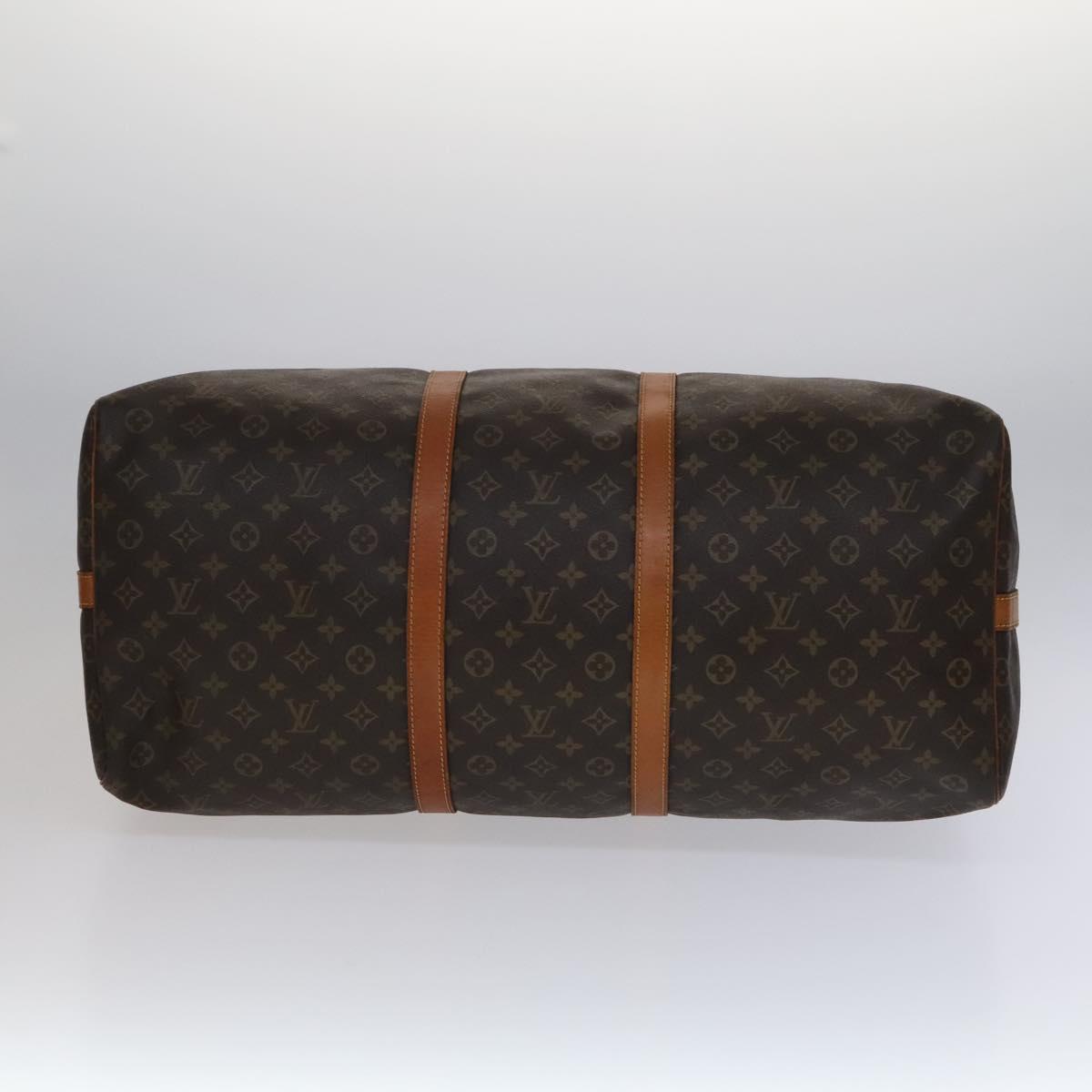 LOUIS VUITTON Monogram Keepall Bandouliere 60 Boston Bag M41412 LV Auth 111902