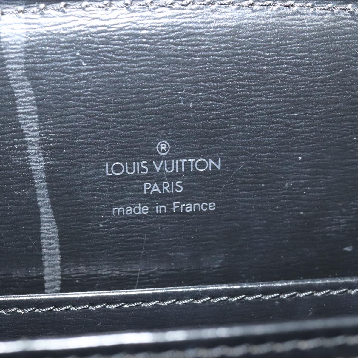 LOUIS VUITTON Epi Capuchin Shoulder Bag Black M52342 LV Auth 111907A