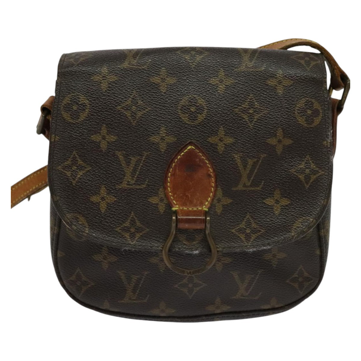 LOUIS VUITTON Monogram Saint Cloud MM Shoulder Bag M51243 LV Auth 112039