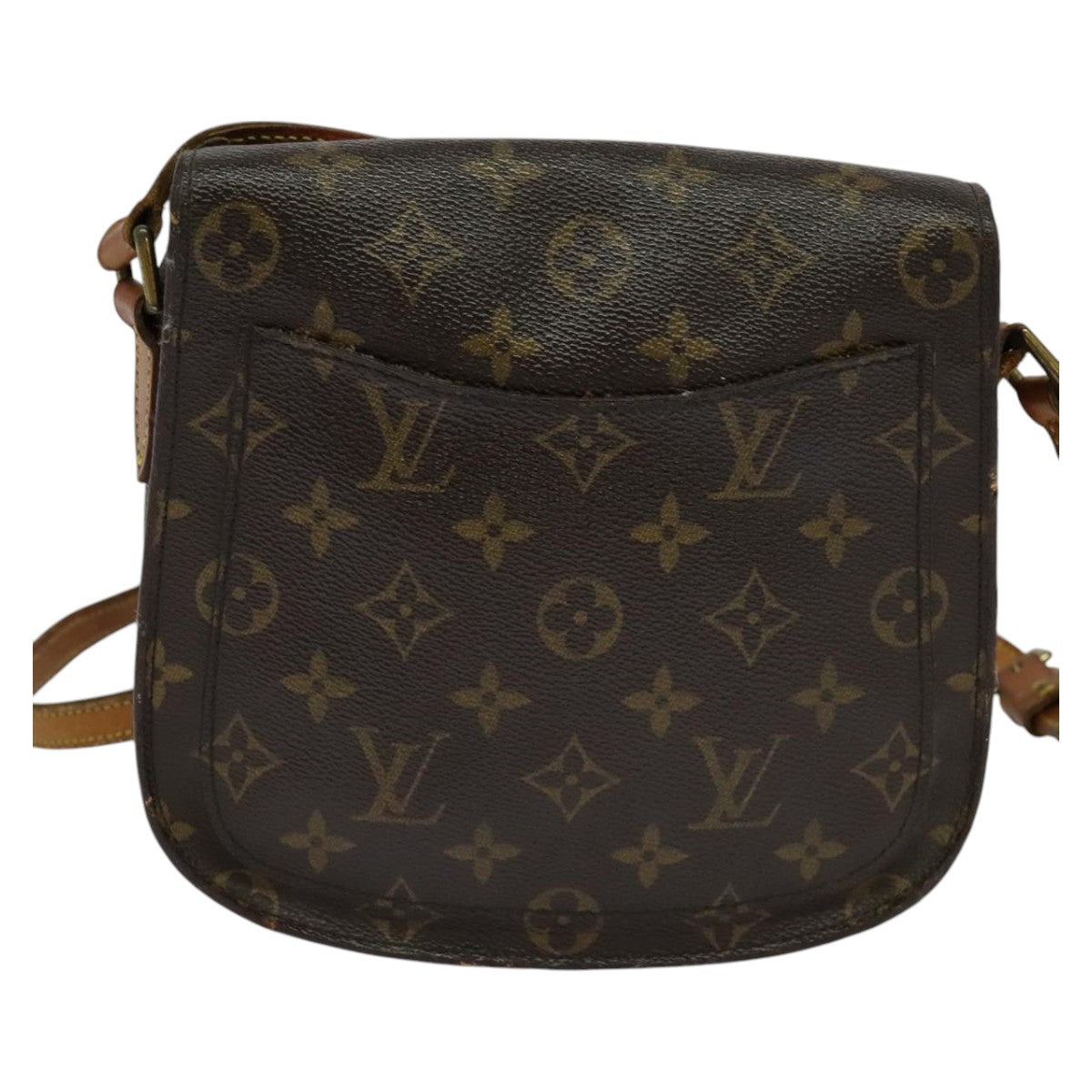 LOUIS VUITTON Monogram Saint Cloud MM Shoulder Bag M51243 LV Auth 112039