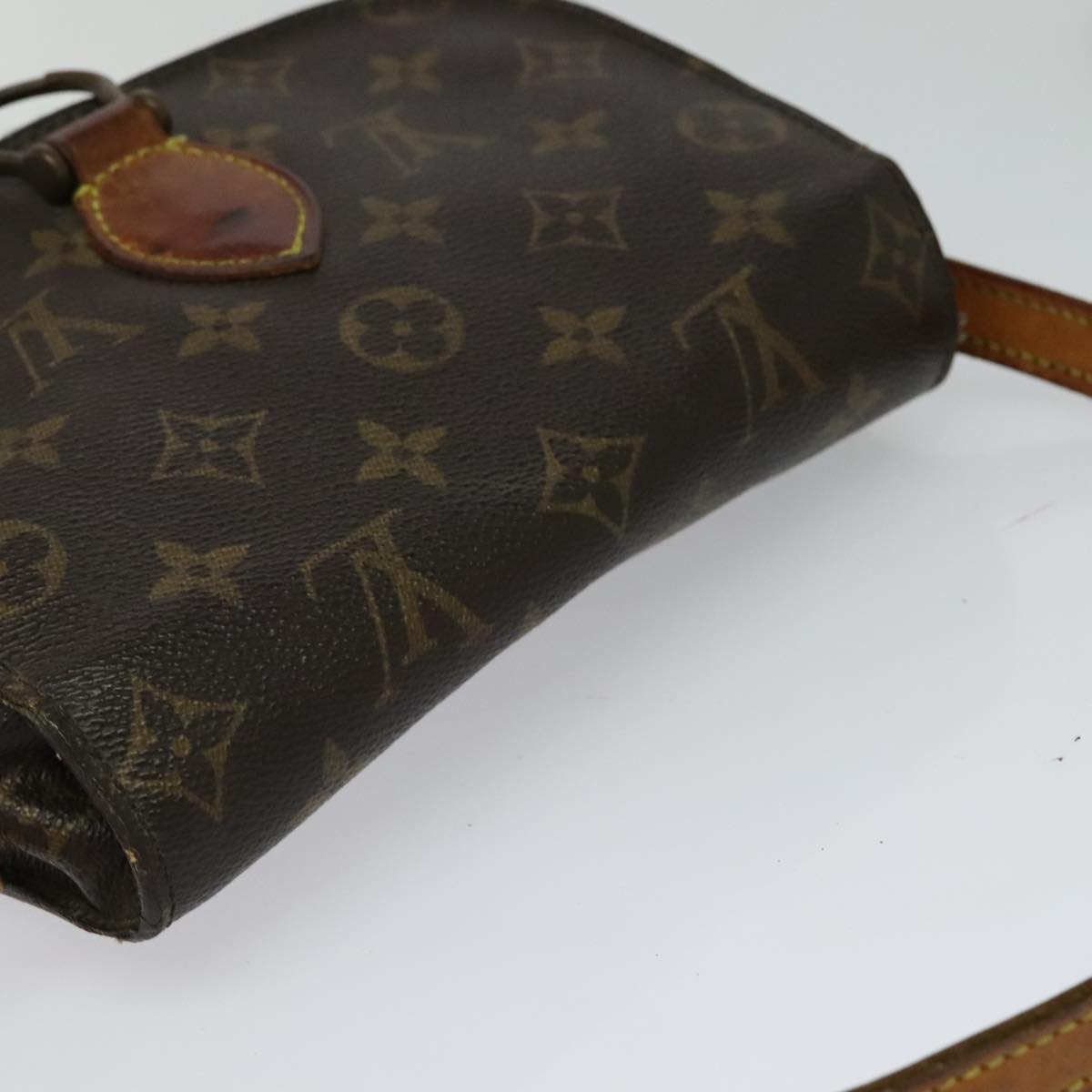 LOUIS VUITTON Monogram Saint Cloud MM Shoulder Bag M51243 LV Auth 112039