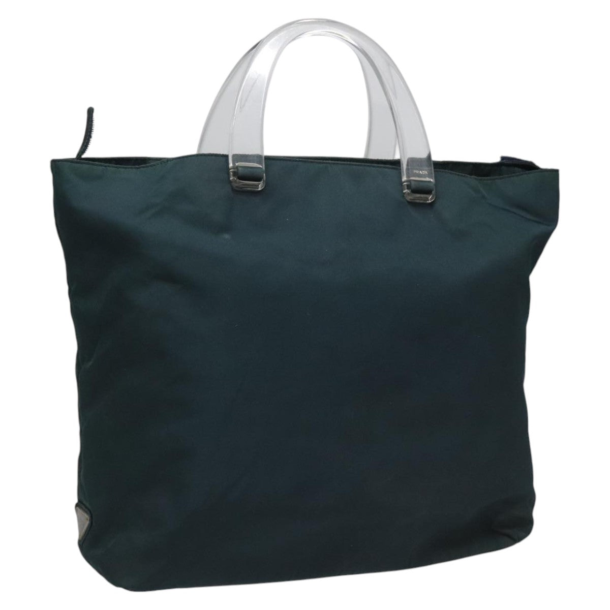 PRADA Hand Bag Nylon Navy Auth 112087
