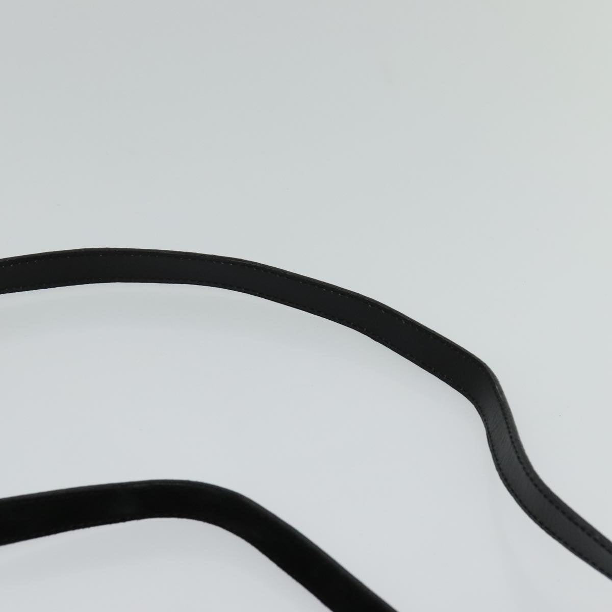 Salvatore Ferragamo Vala Shoulder Bag Suede Black Gold Auth 112120