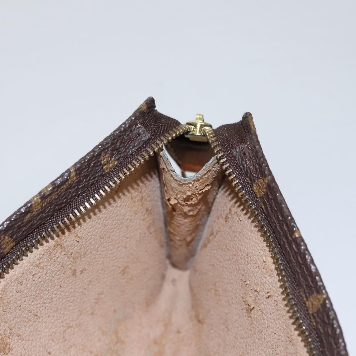 LOUIS VUITTON Monogram Bucket PM Accessory Pouch LV Auth 112370