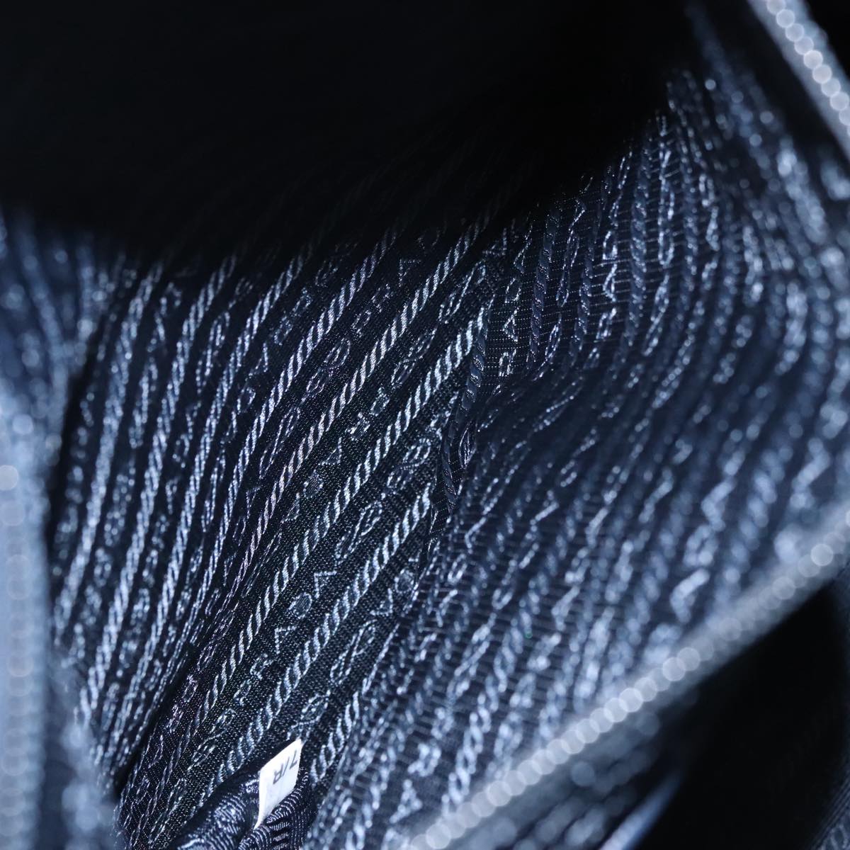 PRADA Hand Bag Nylon 2way Green Auth 112380