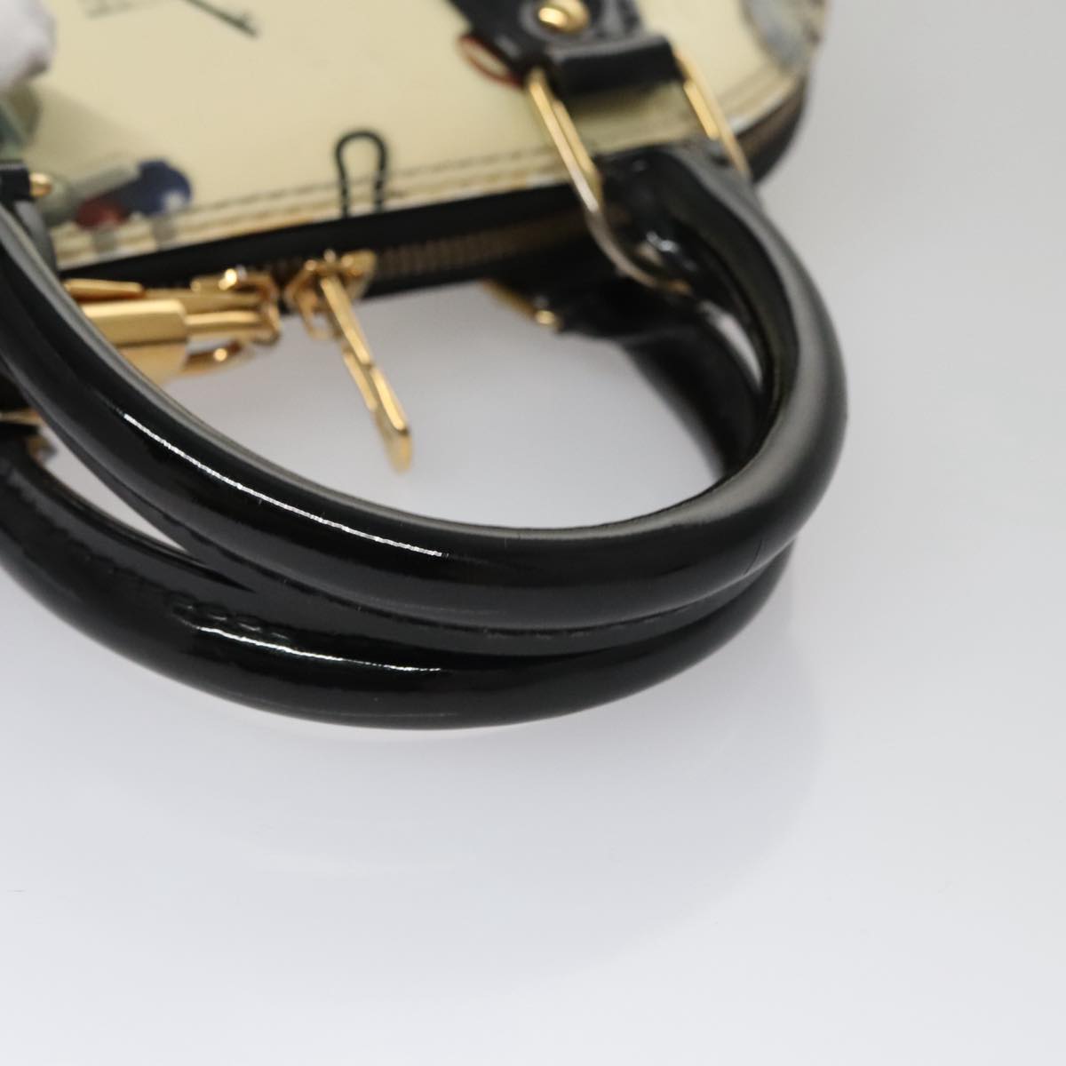 LOUIS VUITTON Vernis Nicolas Ghesquière Alma BB Hand Bag 2way M50419 Auth 112405