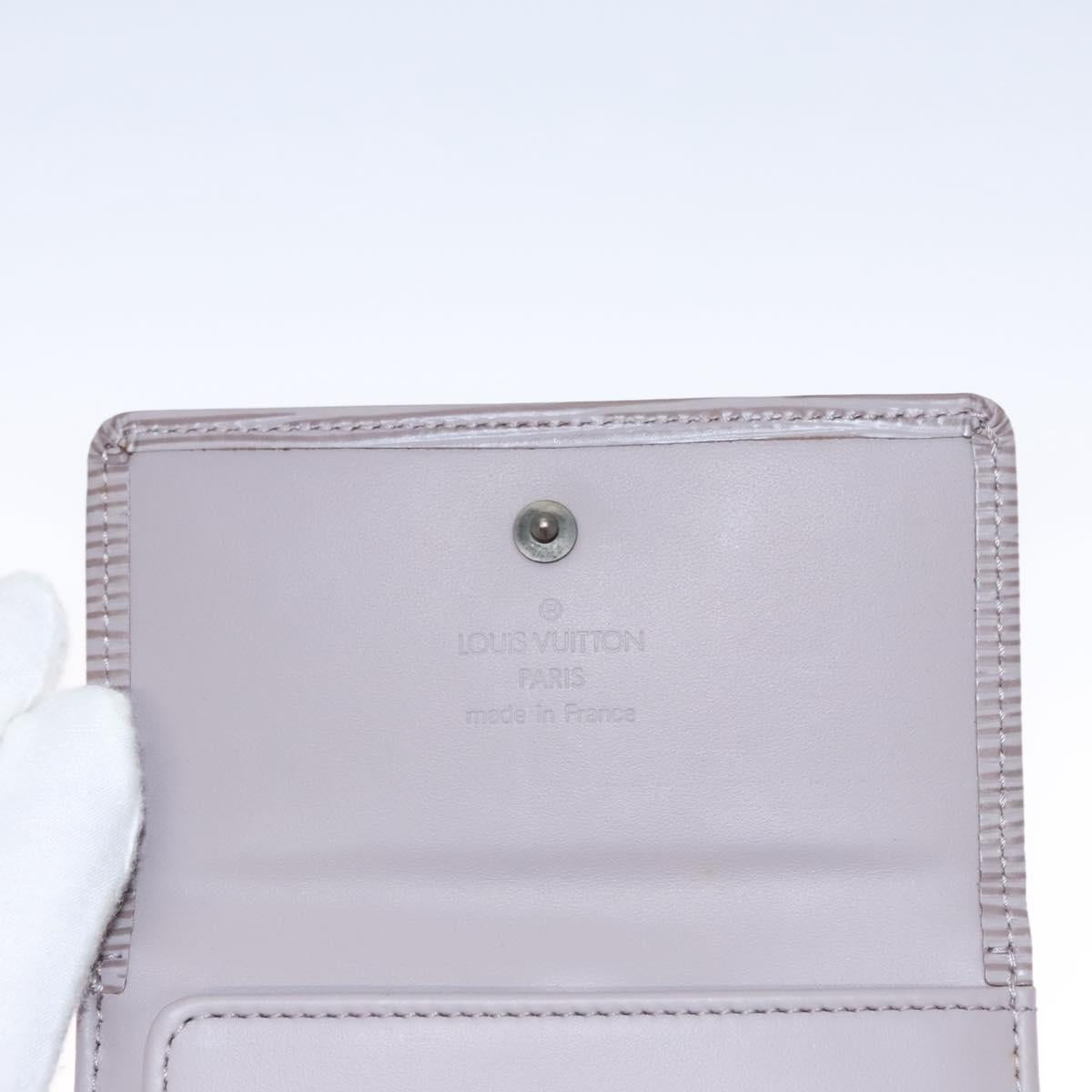 LOUIS VUITTON Epi Portefeuille Elise Wallet Lilac LV Auth 112525