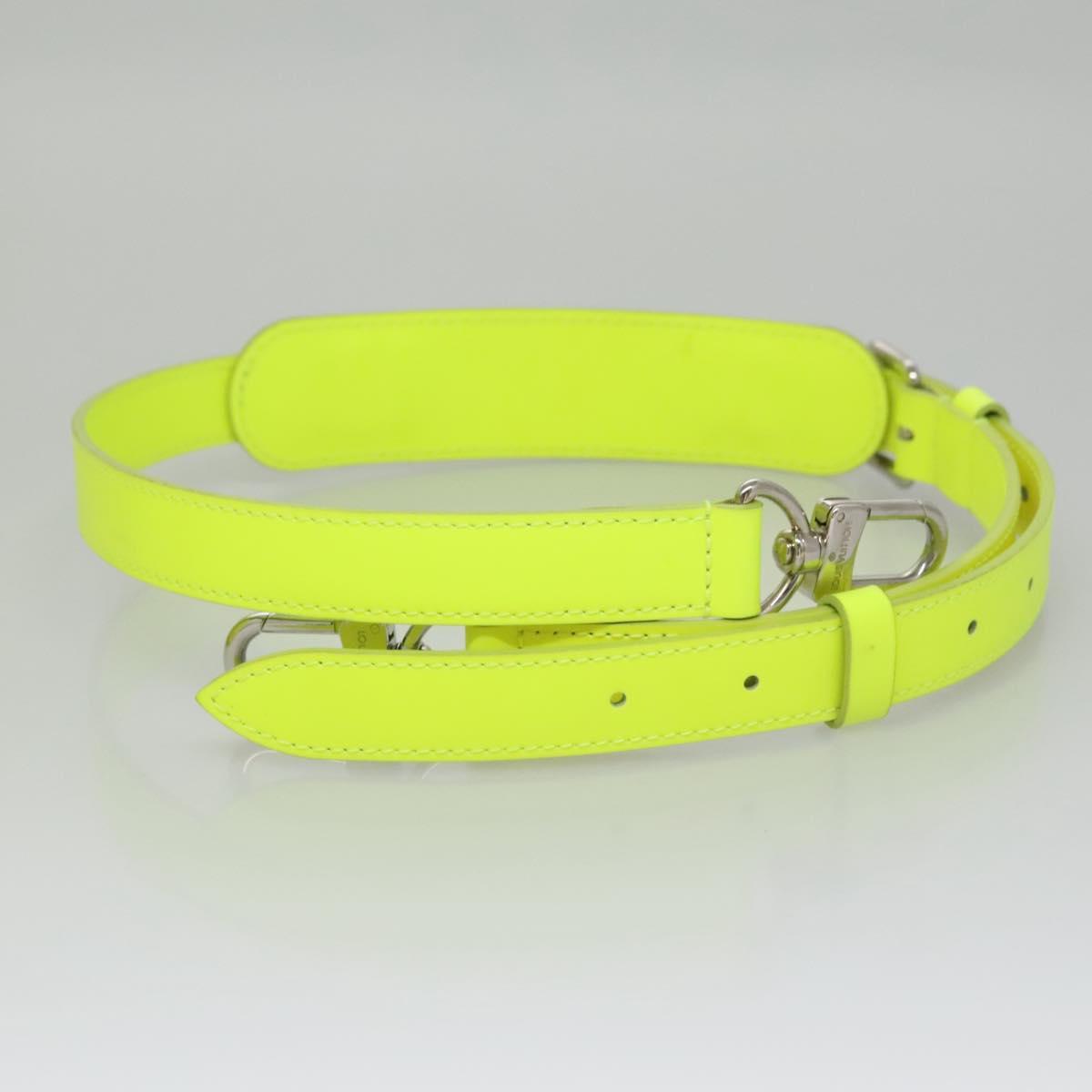 LOUIS VUITTON See Through Keepall Bandouliere 50 Bag Yellow M55380 Auth 112531SM