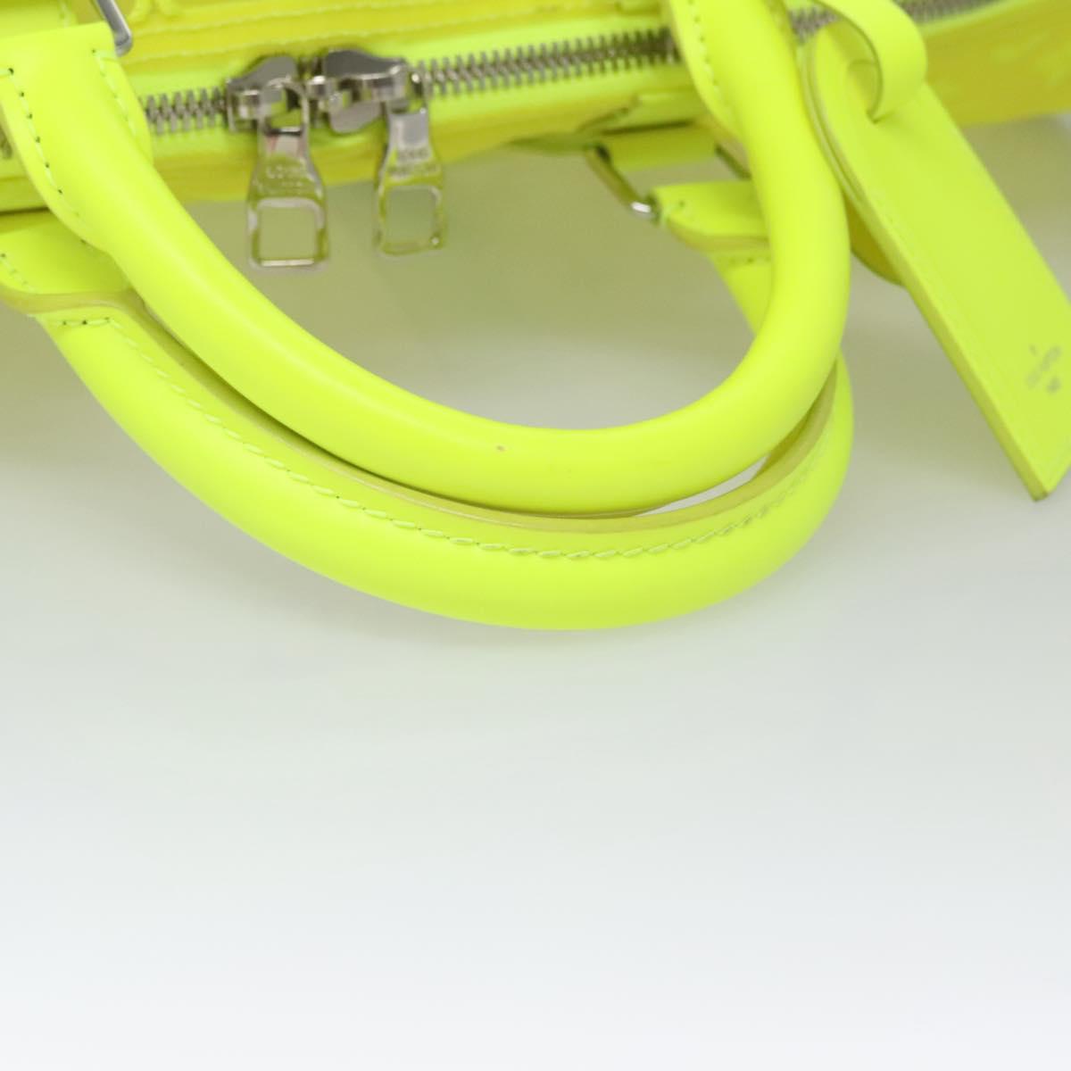 LOUIS VUITTON See Through Keepall Bandouliere 50 Bag Yellow M55380 Auth 112531SM