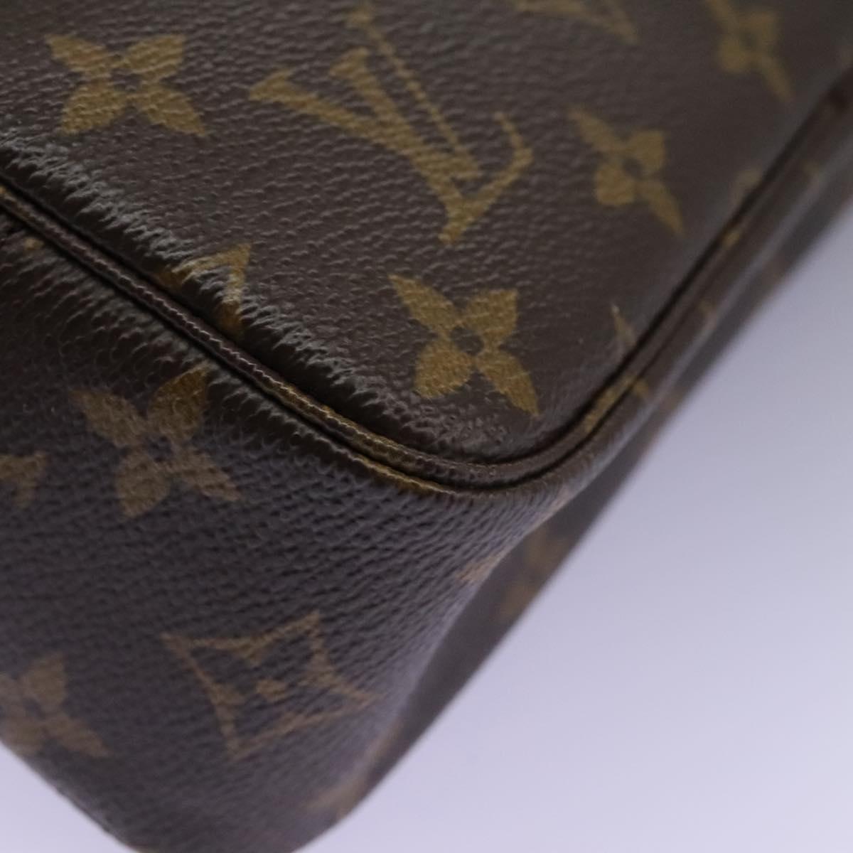 LOUIS VUITTON Monogram Trousse Toilette 23 Clutch Bag M47524 LV Auth 112565