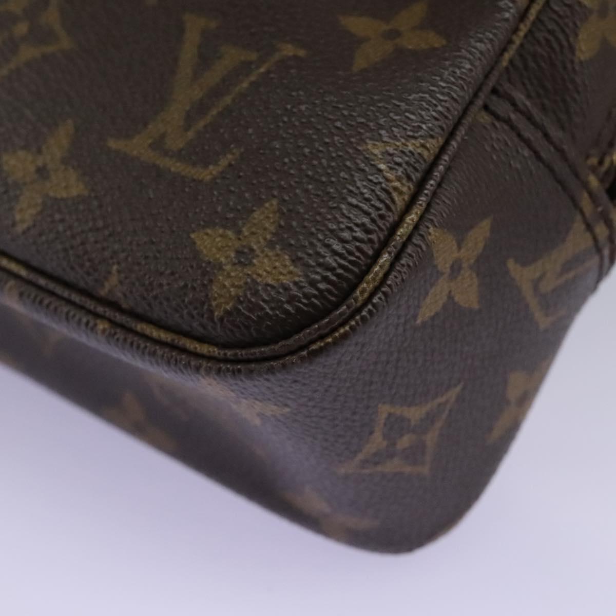 LOUIS VUITTON Monogram Trousse Toilette 23 Clutch Bag M47524 LV Auth 112565