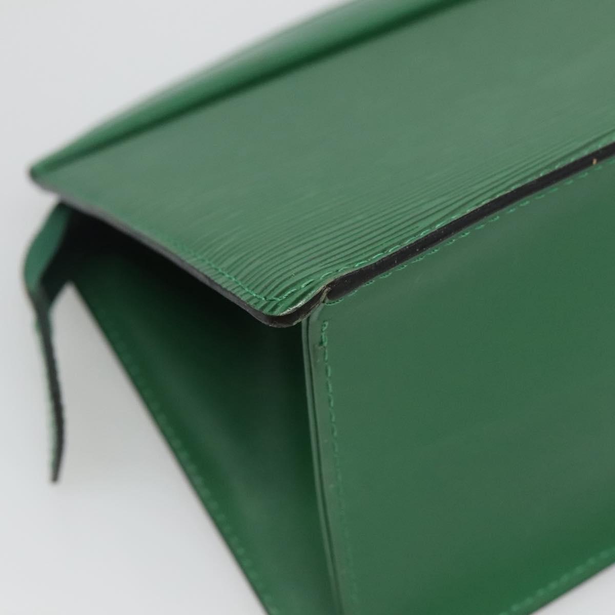 LOUIS VUITTON Epi Trousse Crete Pouch Green M48404 LV Auth 112588