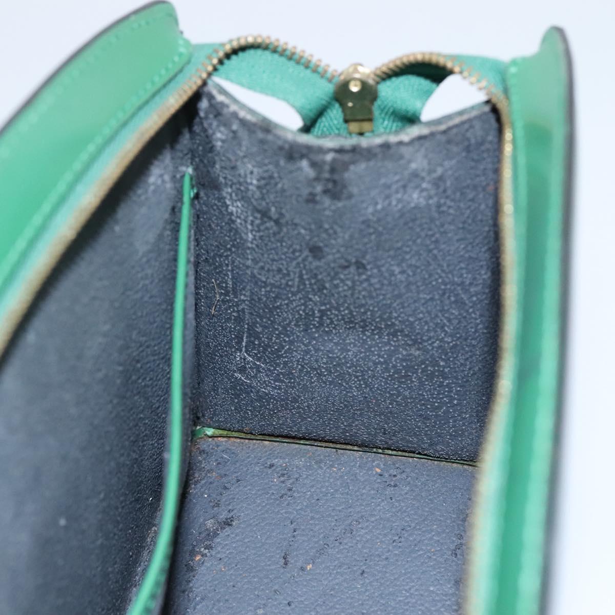 LOUIS VUITTON Epi Trousse Crete Pouch Green M48404 LV Auth 112588