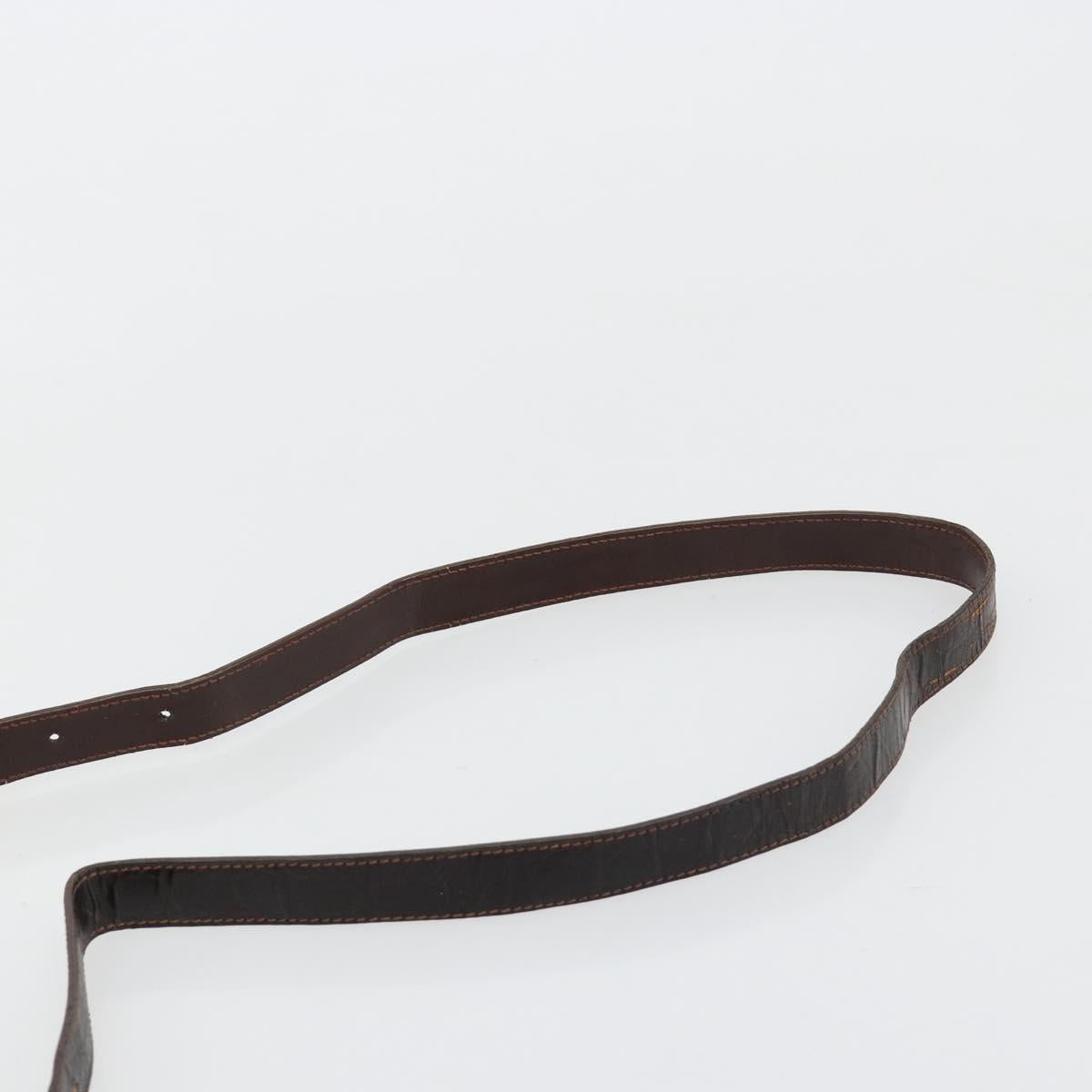 PRADA Shoulder Bag Nylon Brown Auth 112599