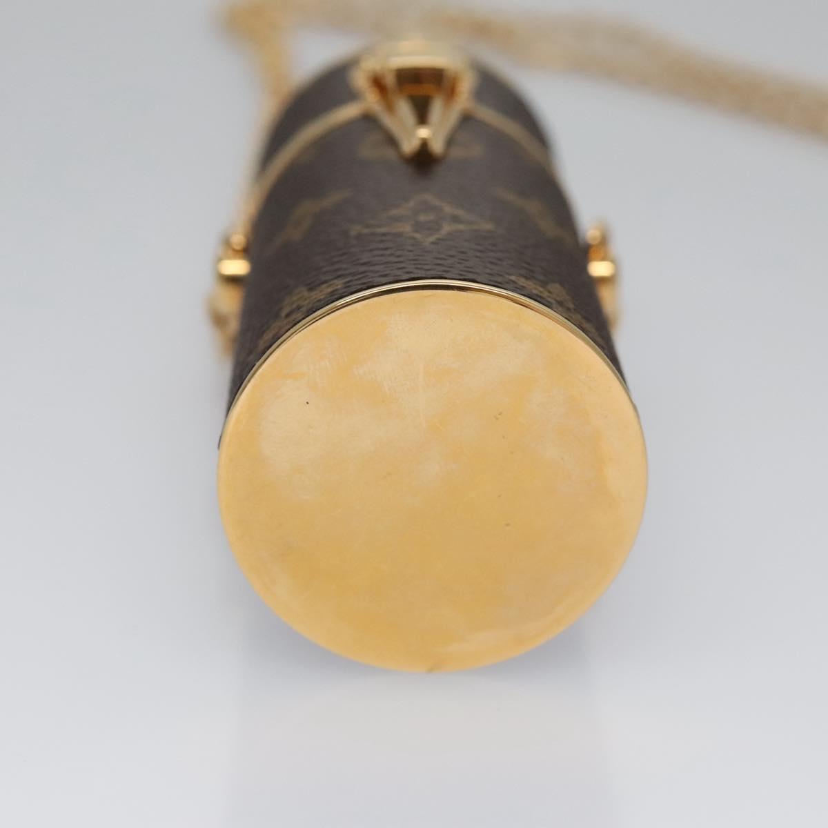 LOUIS VUITTON Monogram Lipstick Case Cosmetic Pouch MP2406 LV Auth 112634
