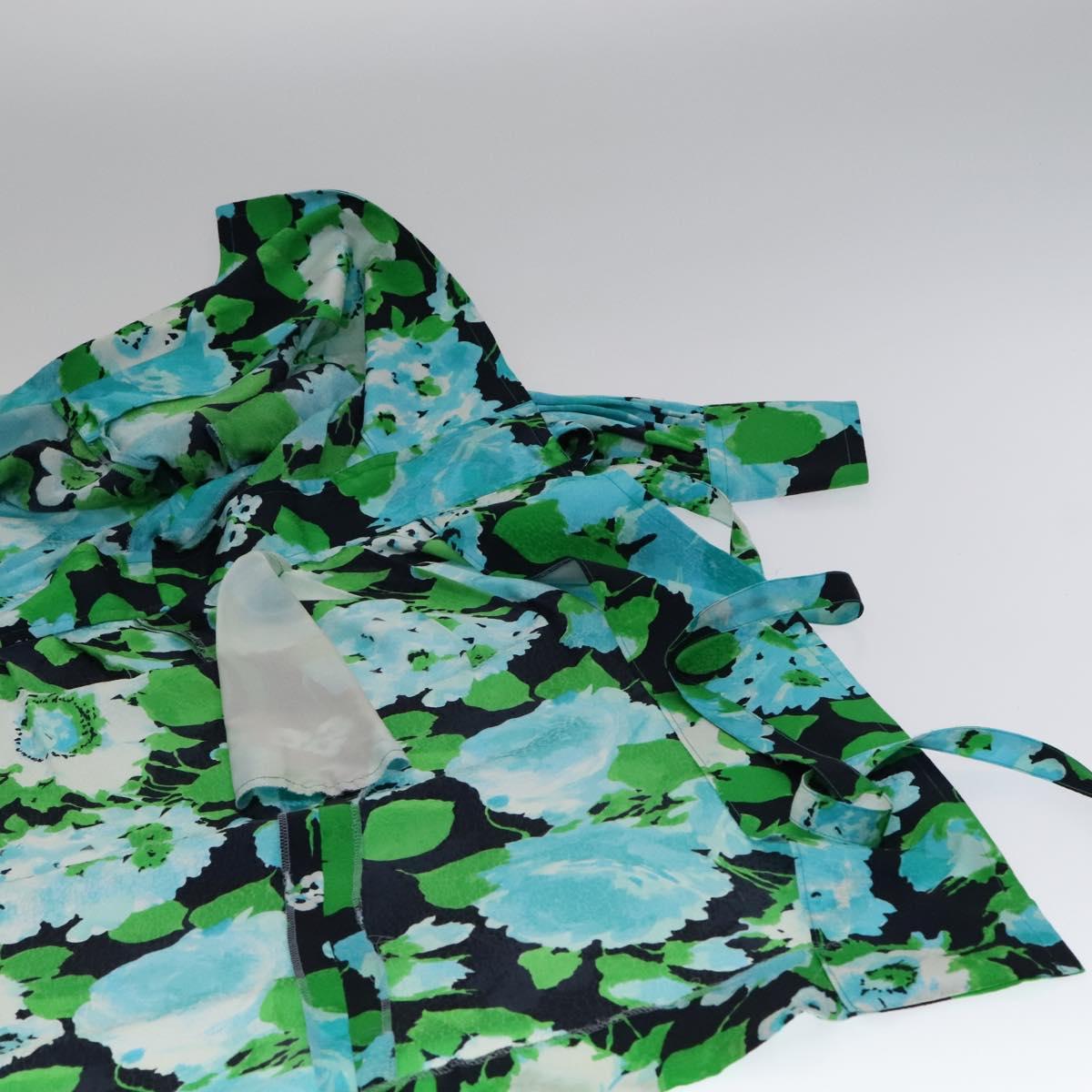 CELINE One Piece Silk Navy Auth 112650M