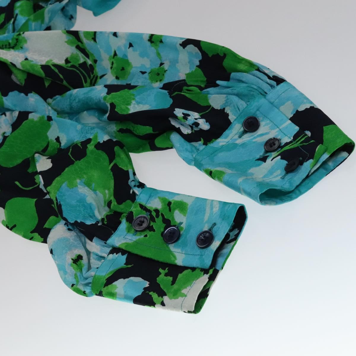 CELINE One Piece Silk Navy Auth 112650M