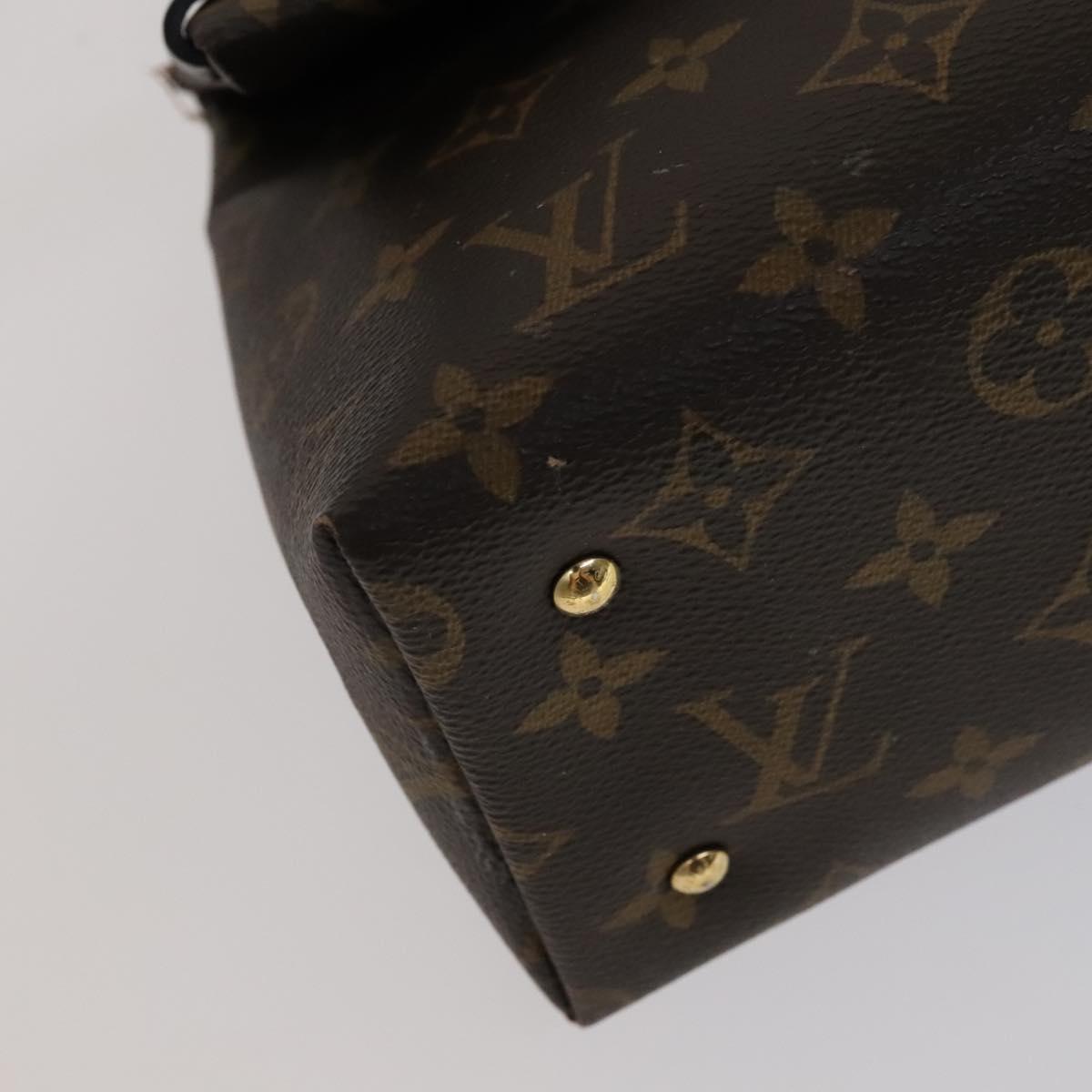 LOUIS VUITTON Monogram Sac Triangle PM Shoulder Bag M41693 LV Auth 112660