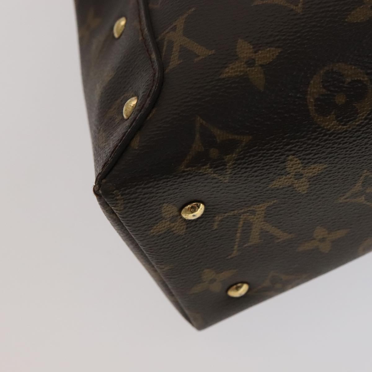 LOUIS VUITTON Monogram Sac Triangle PM Shoulder Bag M41693 LV Auth 112660