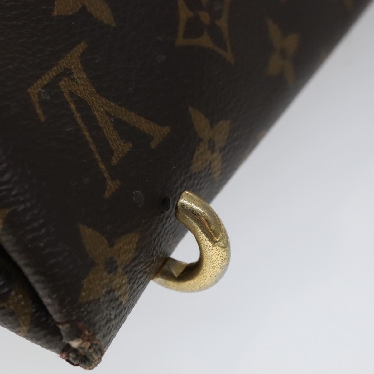 LOUIS VUITTON Monogram Sac Triangle PM Shoulder Bag M41693 LV Auth 112660
