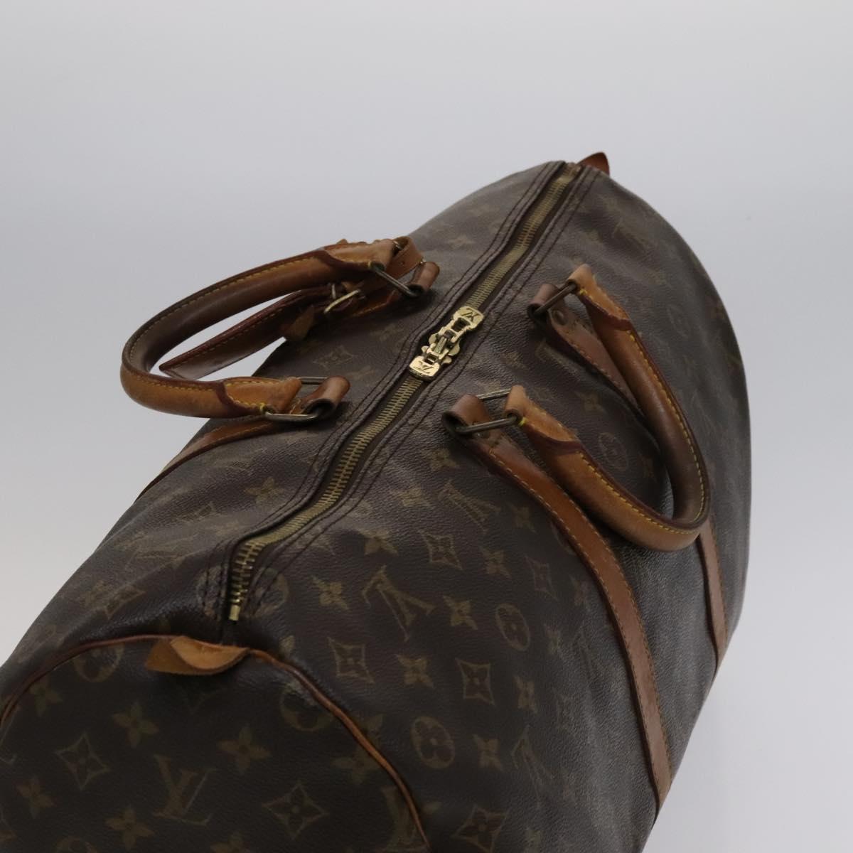 LOUIS VUITTON Monogram Keepall 50 Boston Bag M41426 LV Auth 112661