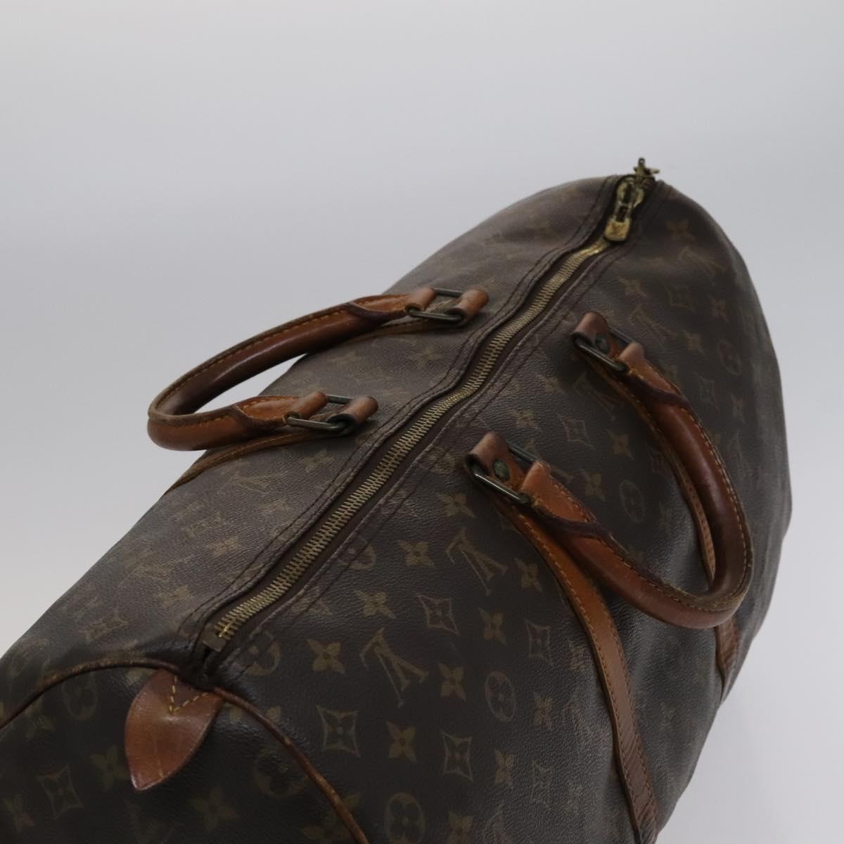 LOUIS VUITTON Monogram Keepall 50 Boston Bag M41426 LV Auth 112662