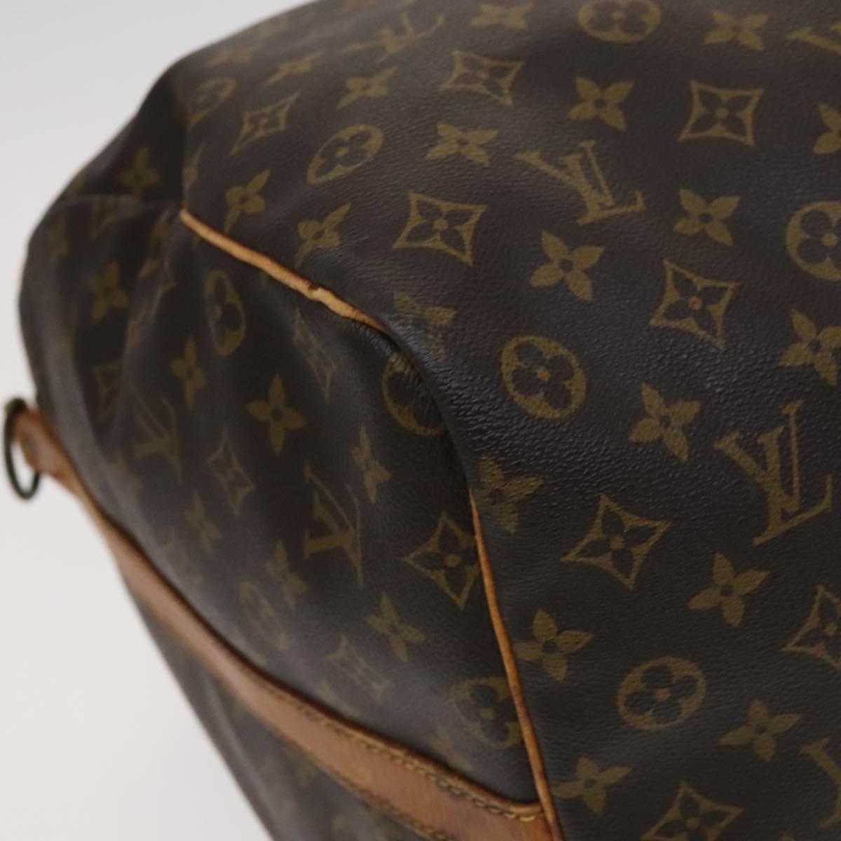 LOUIS VUITTON Monogram Keepall Bandouliere 60 Boston Bag M41412 LV Auth 112663