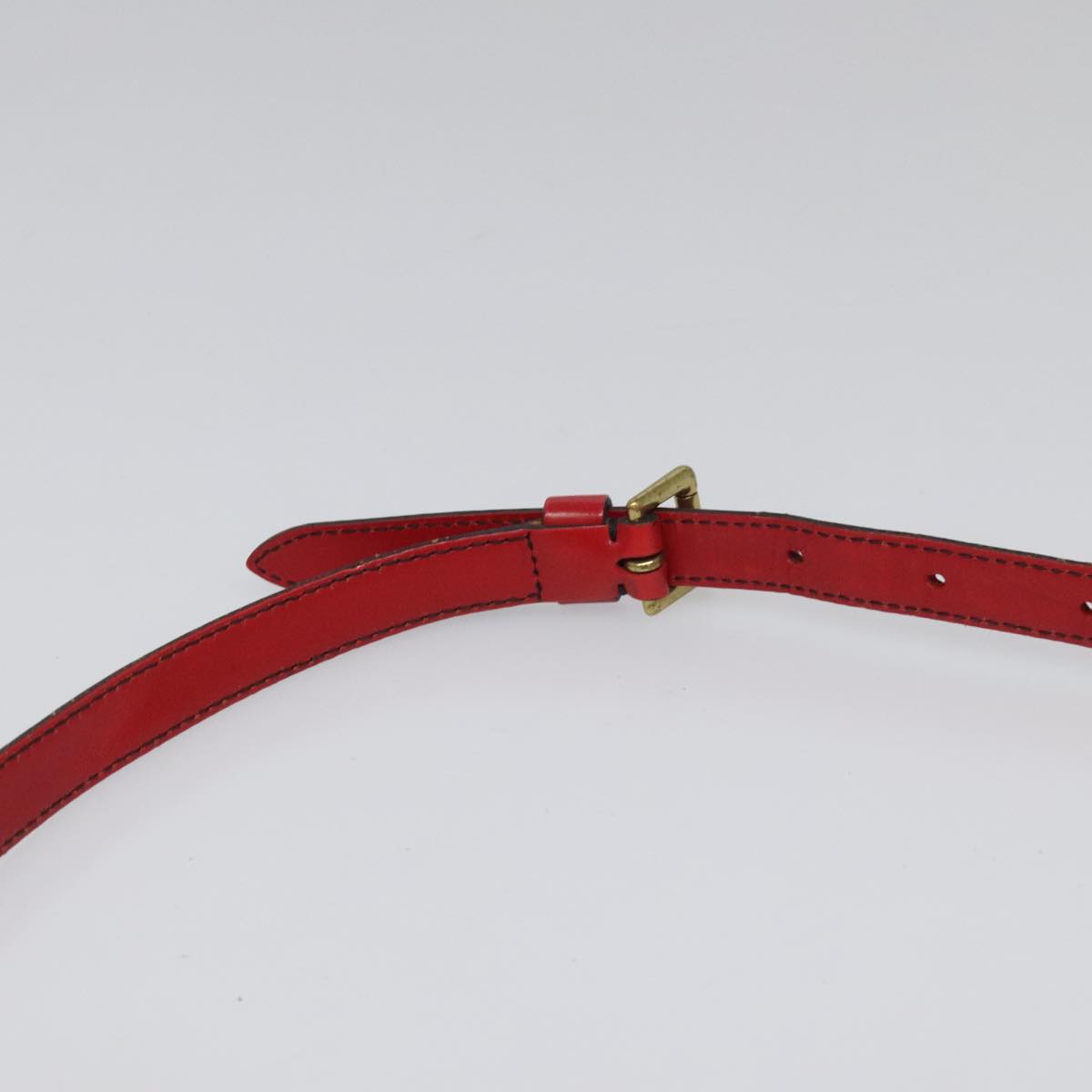 LOUIS VUITTON Epi Jeune Fille MM Shoulder Bag Red M52157 LV Auth 112739