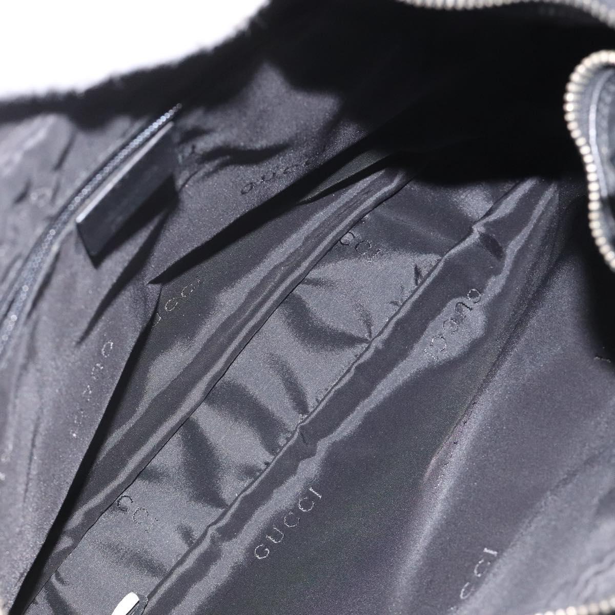 GUCCI Shoulder Bag Leather Black 001 3341 3444 Auth 112769