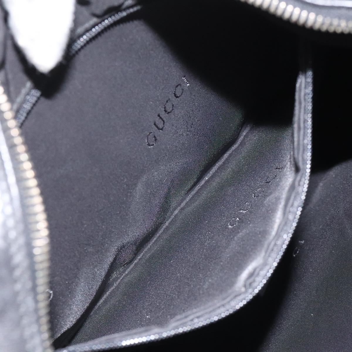 GUCCI Shoulder Bag Leather Black 001 3341 3444 Auth 112769