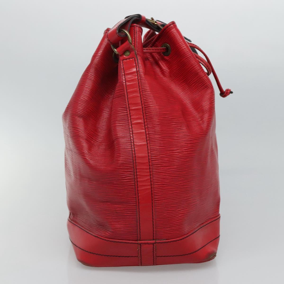 LOUIS VUITTON Epi Noe Shoulder Bag Red M44007 LV Auth 112805