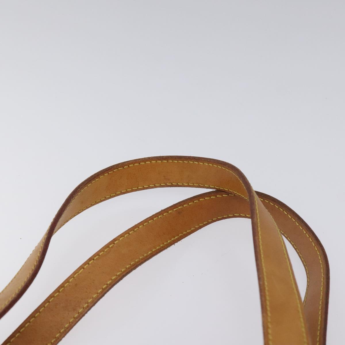 LOUIS VUITTON Monogram Vernis Houston Hand Bag Beige M91004 LV Auth 112869