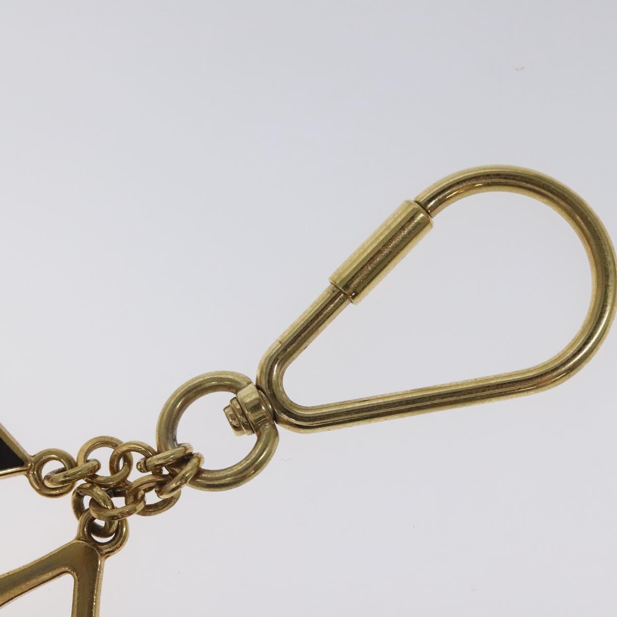 LOUIS VUITTON Porte Cles Puzzle Charm metal Gold M65218 LV Auth 112880