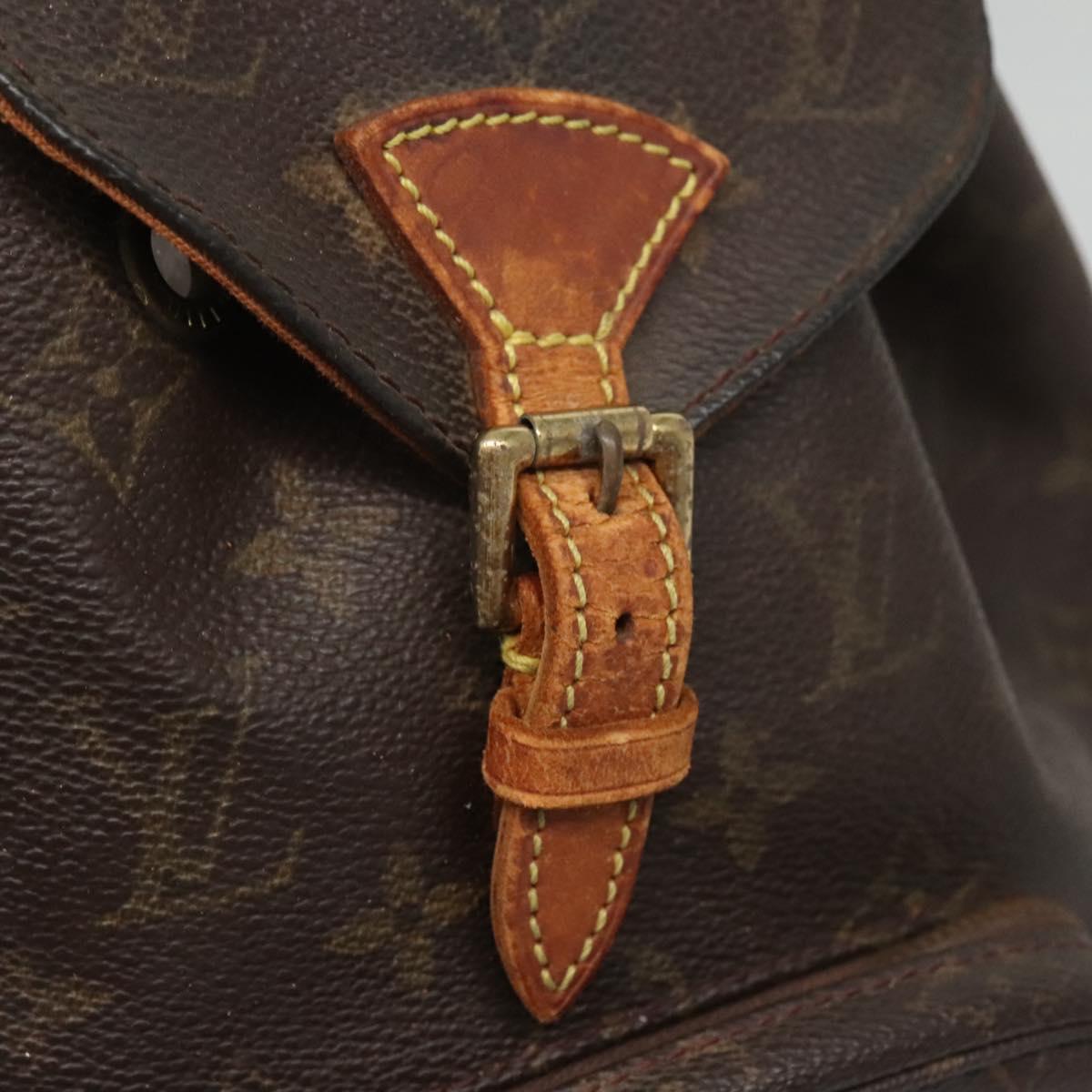 LOUIS VUITTON Monogram Montsouris PM Backpack M51137 LV Auth 112901